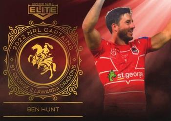 2022 NRL Elite - Captains #C13 Ben Hunt Front